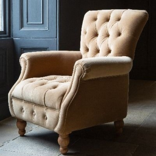Abbey Armchair Mustard Velvet Abbey Armchair Mustard Velvet