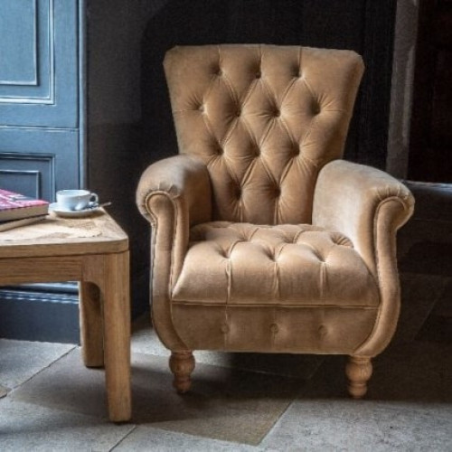 Abbey Armchair Mustard Velvet Abbey Armchair Mustard Velvet