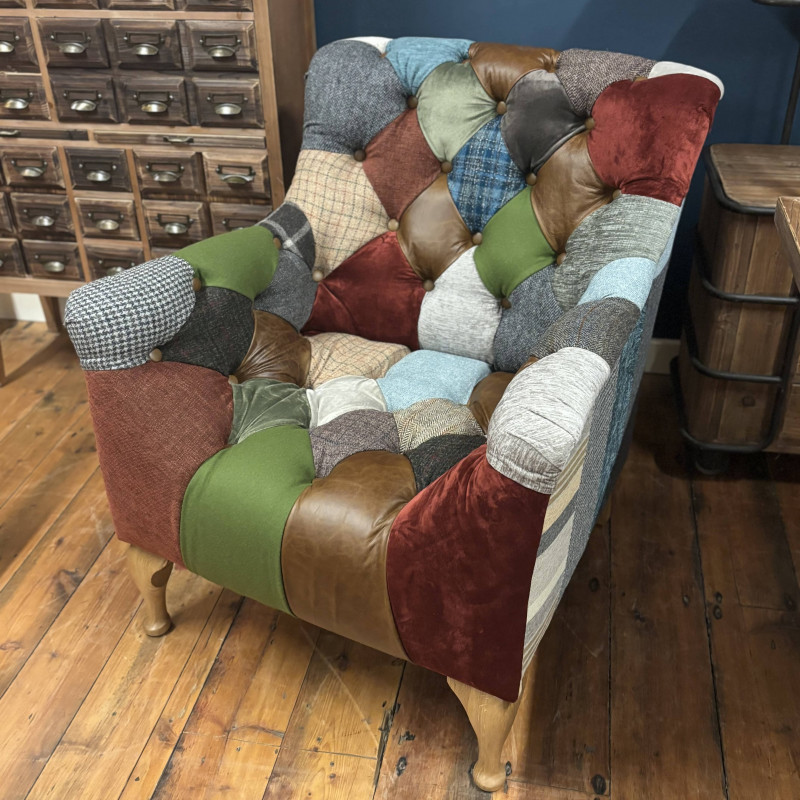 Brixham Club Patchwork Chair Brixham Club Patchwork Chair