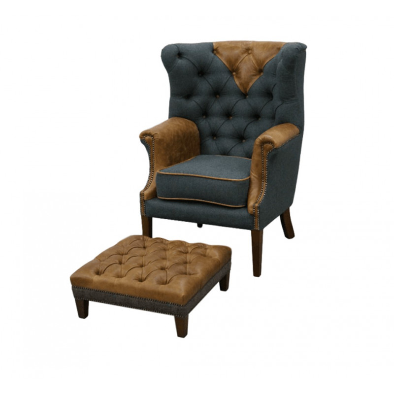 Croydon Button Top Pull-Out Stool Croydon Button Top Pull-Out Stool