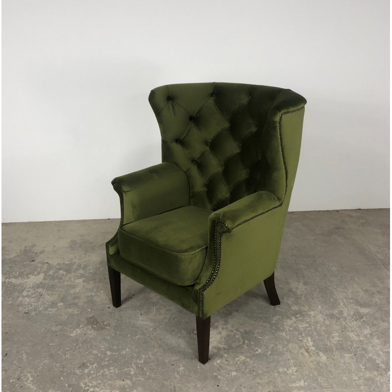 Croydon Wing Chair All Velvet