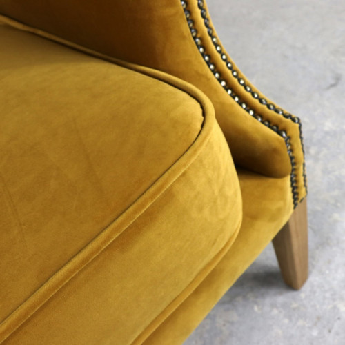 Croydon Wing Chair All Velvet