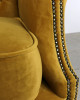 Croydon Wing Chair Plush Mustard Croydon Wing Chair Plush Mustard