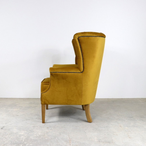 Croydon Wing Chair All Velvet