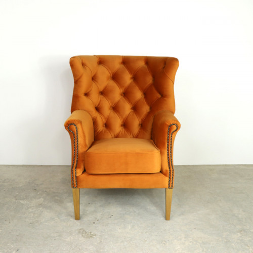 Croydon Wing Chair All Velvet