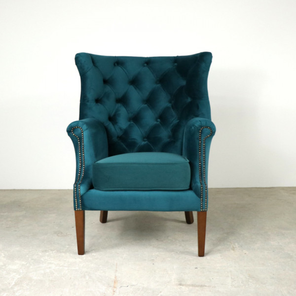 Croydon Wing Chair All Velvet Croydon Wing Chair All Velvet