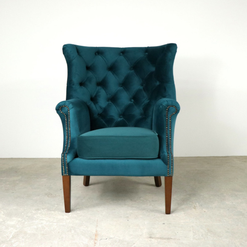 Croydon Wing Chair All Velvet