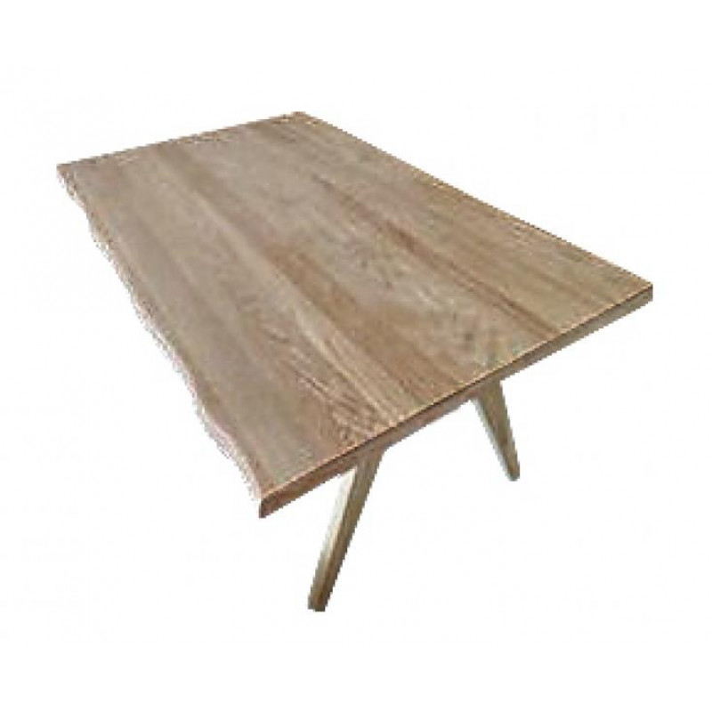 Enzo Dining Table A Shape Wooden Leg Enzo Dining Table A Shape Wooden Leg