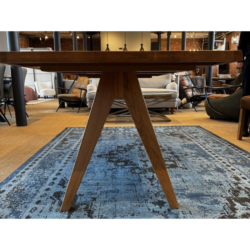 Enzo Dining Table A Shape Wooden Leg Enzo Dining Table A Shape Wooden Leg