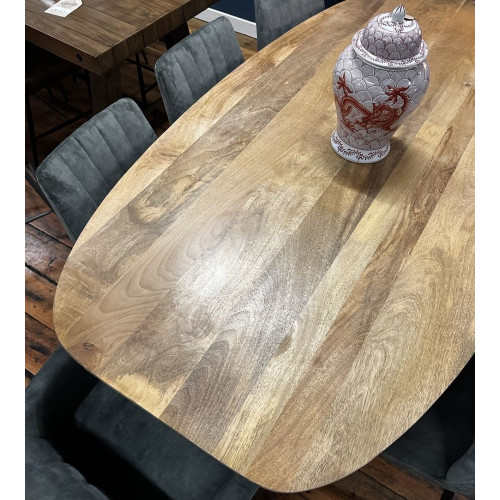 Mango Wood Oval Dining Table Mango Wood Oval Dining Table