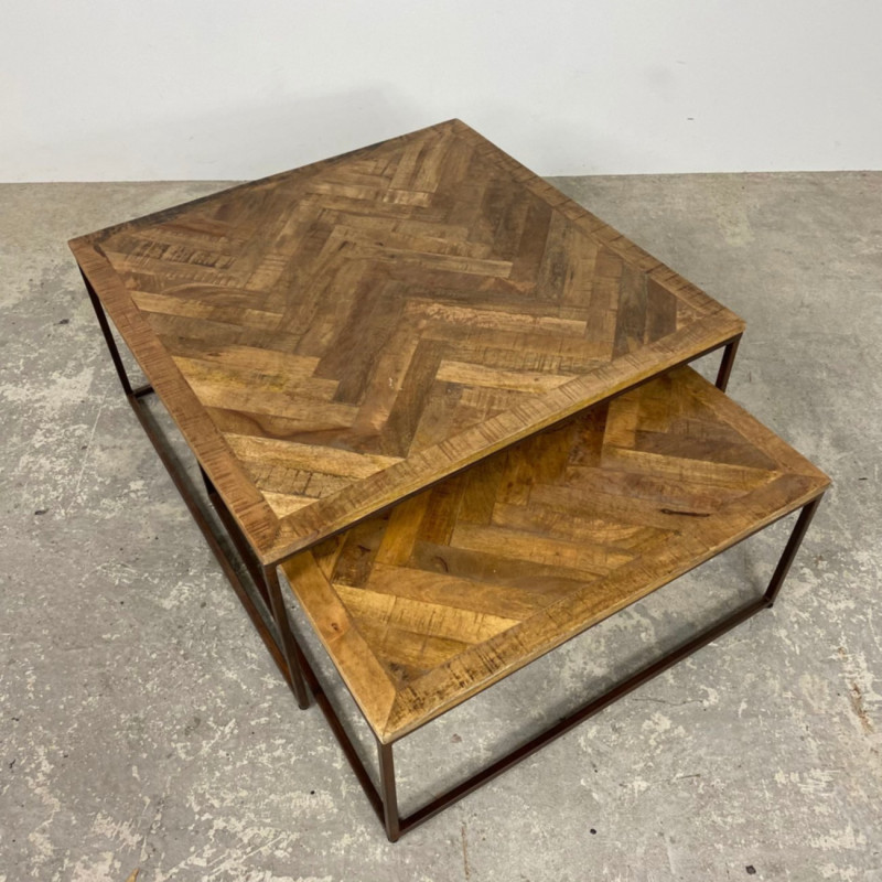 Mississippi Set of 2 Coffee Tables