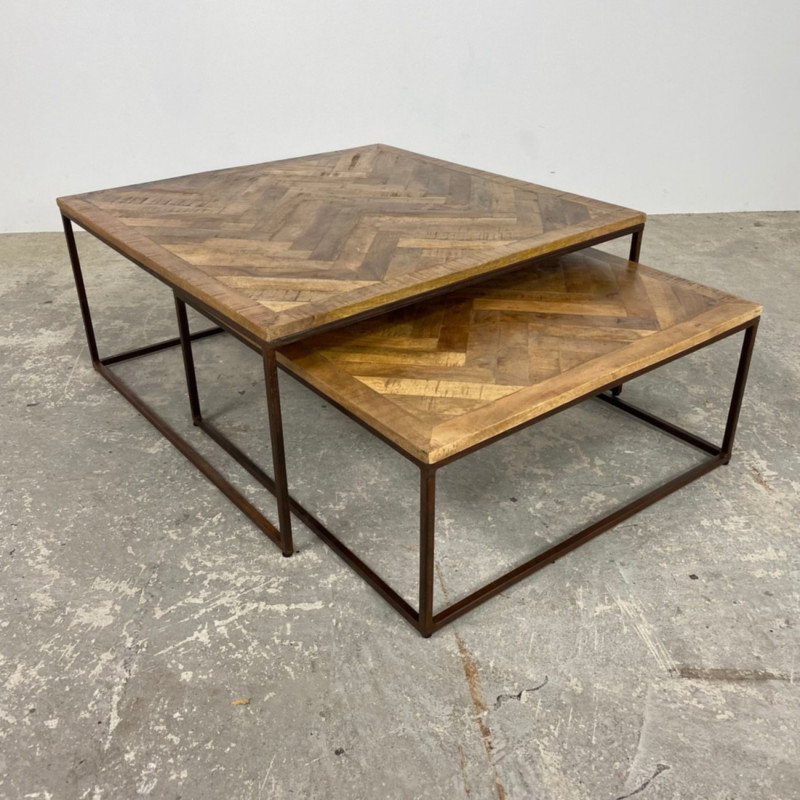 Mississippi Set of 2 Coffee Tables
