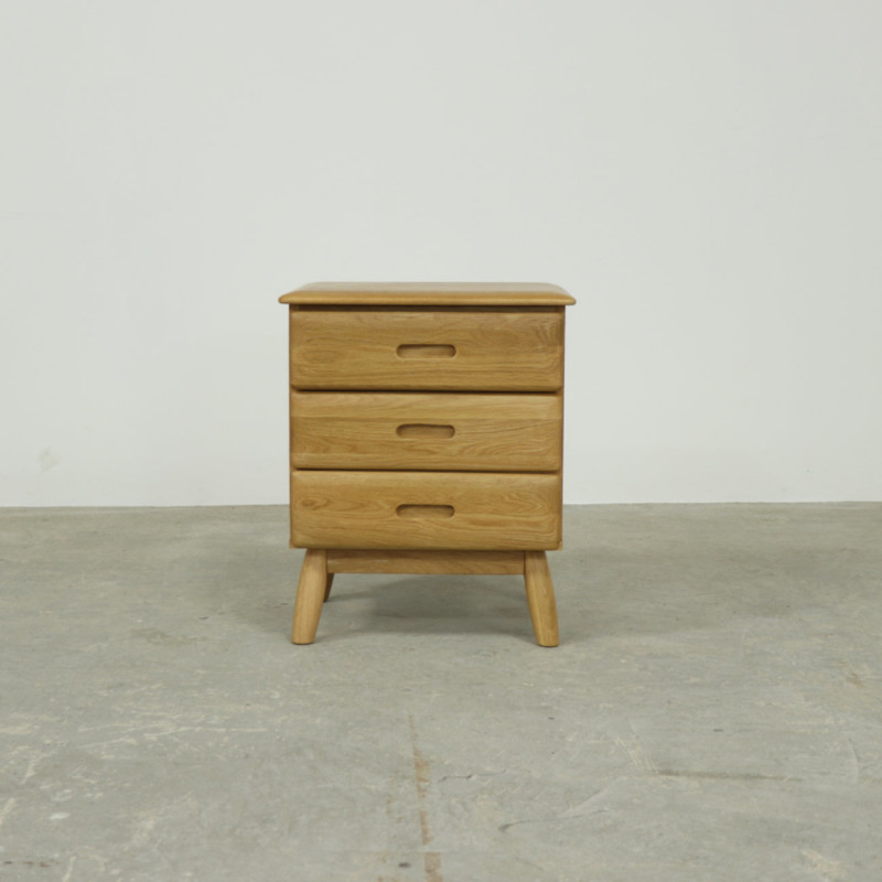 Malmback 3 Drawer Bedside