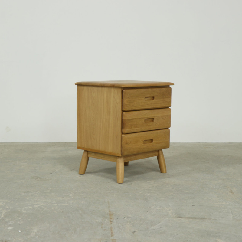 Malmback 3 Drawer Bedside