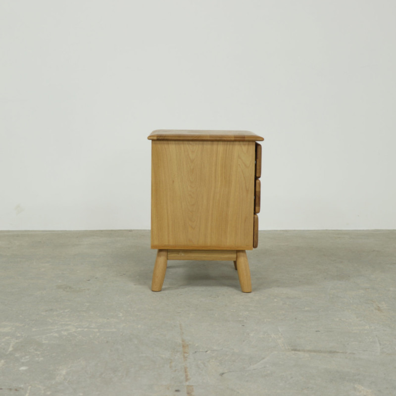 Malmback 3 Drawer Bedside