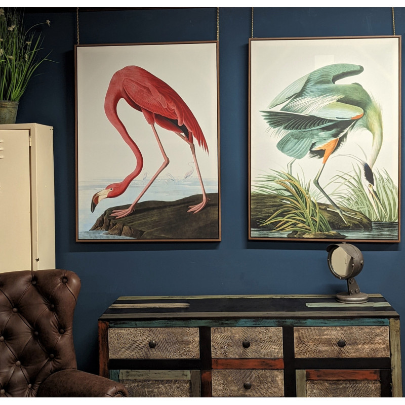 Large Pink Flamingo Picture