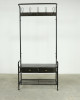 Black Metal Cloakroom Stand Black Metal Cloakroom Stand