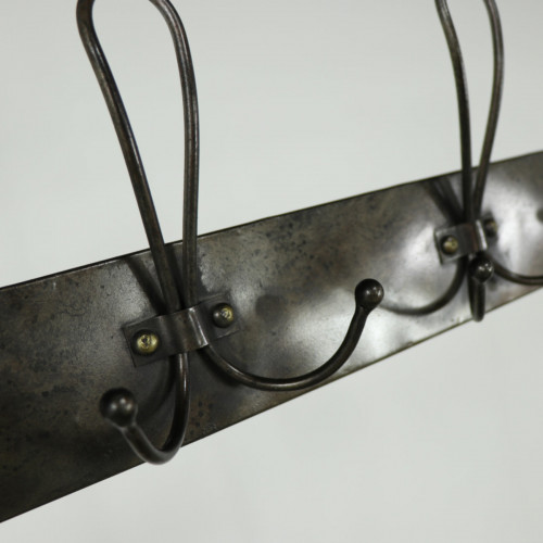 Black Metal Cloakroom Stand Black Metal Cloakroom Stand
