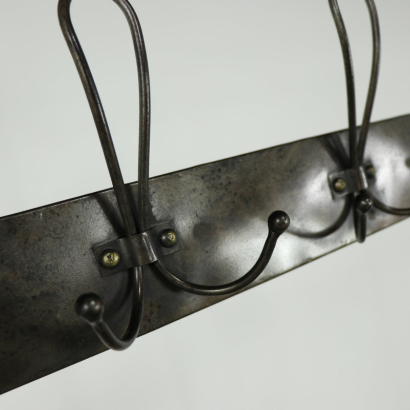 Black Metal Cloakroom Stand Black Metal Cloakroom Stand