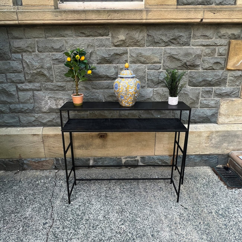 Gunmetal Grey Console Table Gunmetal Grey Console Table