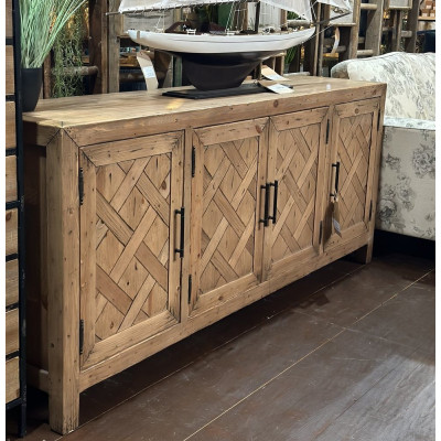 Parquet 4 Door Sideboard