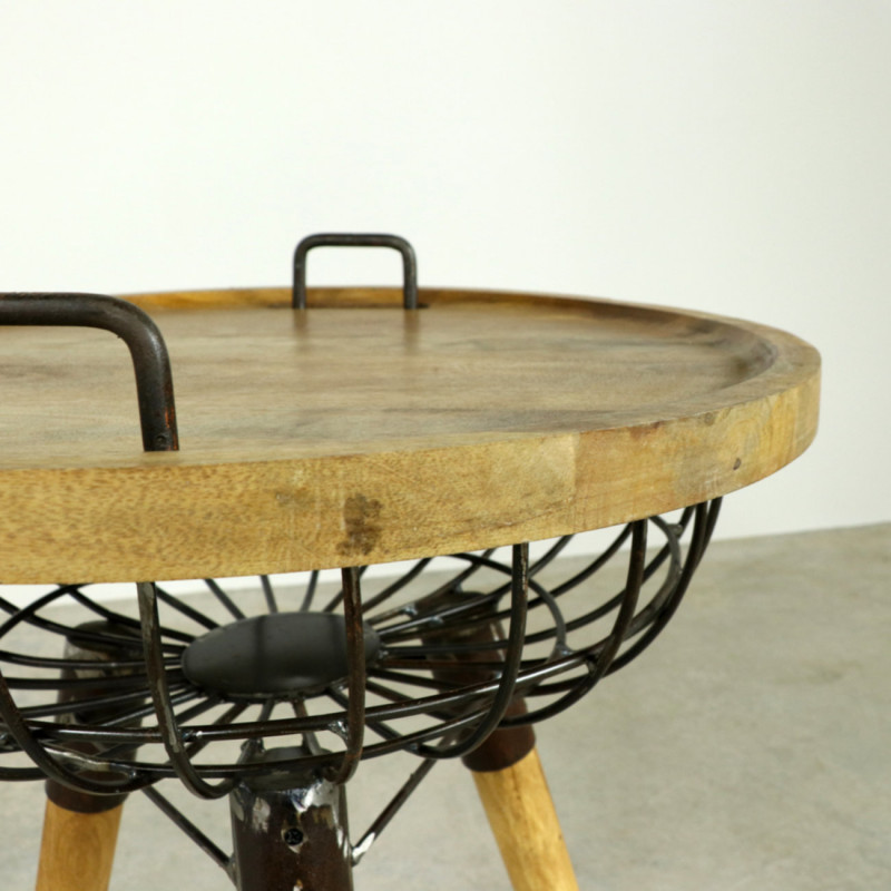 Basket Side Table Basket Side Table