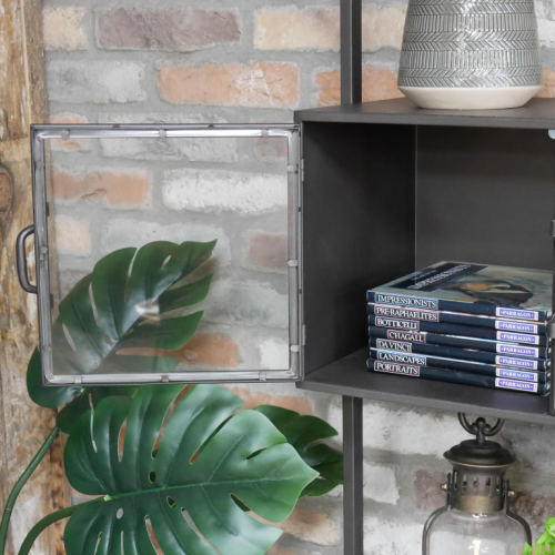 Black Industrial Wall Unit