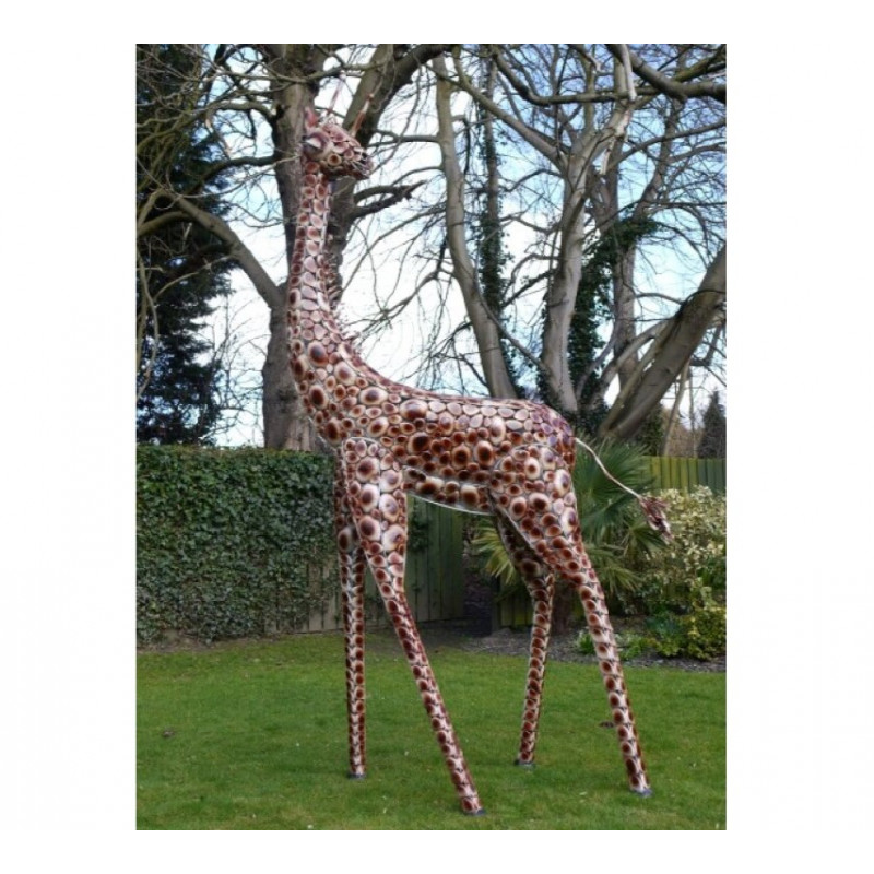 Metal Outdoor Giraffe 
