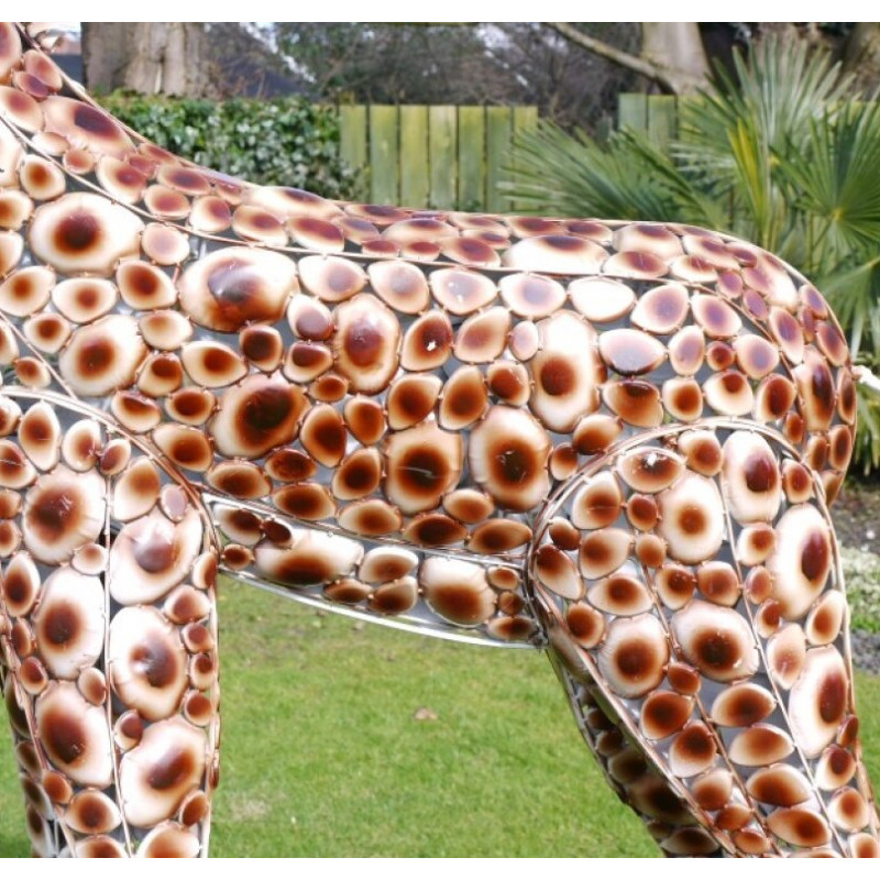 Metal Outdoor Giraffe 