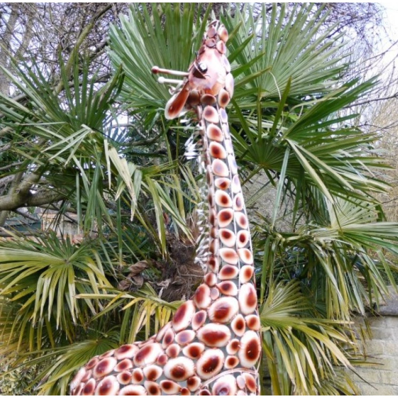 Metal Outdoor Giraffe 