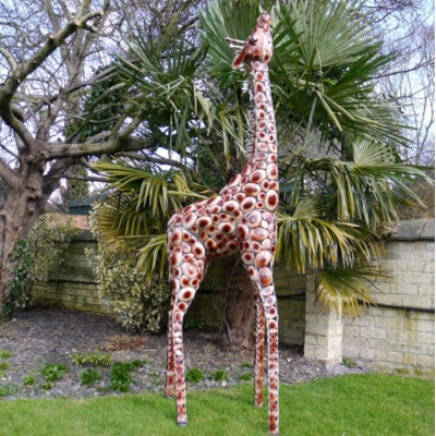 Metal Outdoor Giraffe 