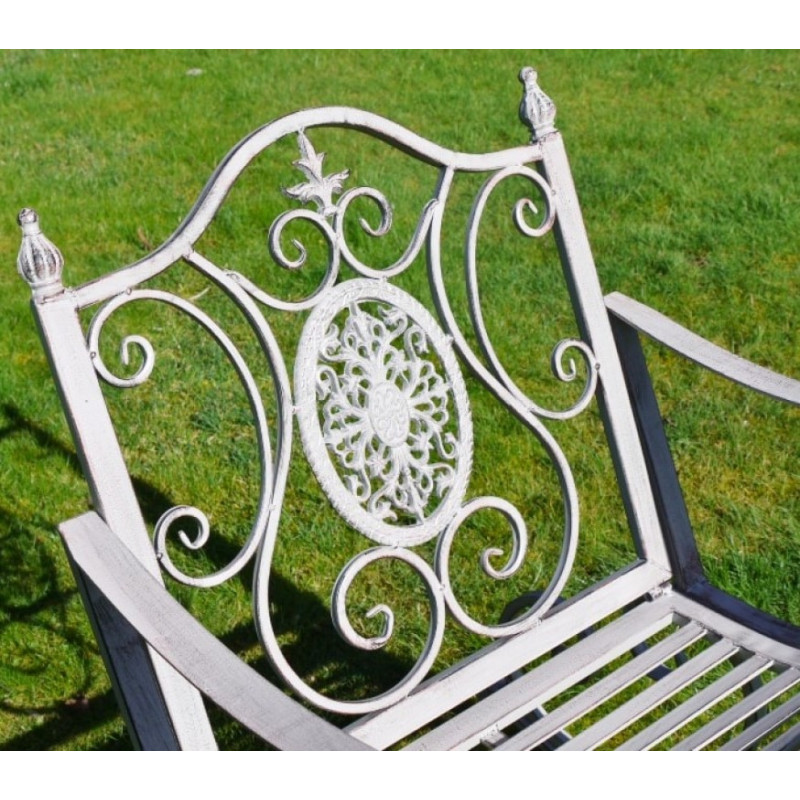 Grey Antiqued Rocking Chair