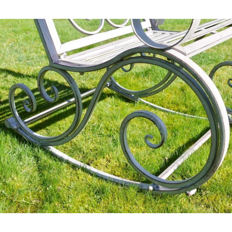 Grey Antiqued Rocking Chair