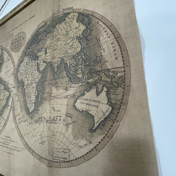 Small Fabric Hanging Map Small Fabric Hanging Map