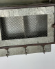 Metal Wall Storage Unit with Hooks Metal Wall Storage Unit with Hooks