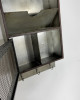 Metal Wall Storage Unit with Hooks Metal Wall Storage Unit with Hooks
