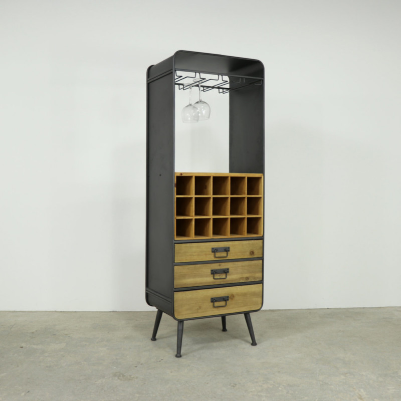 Metal 4 Rack Wine Cabinet Metal 4 Rack Wine Cabinet