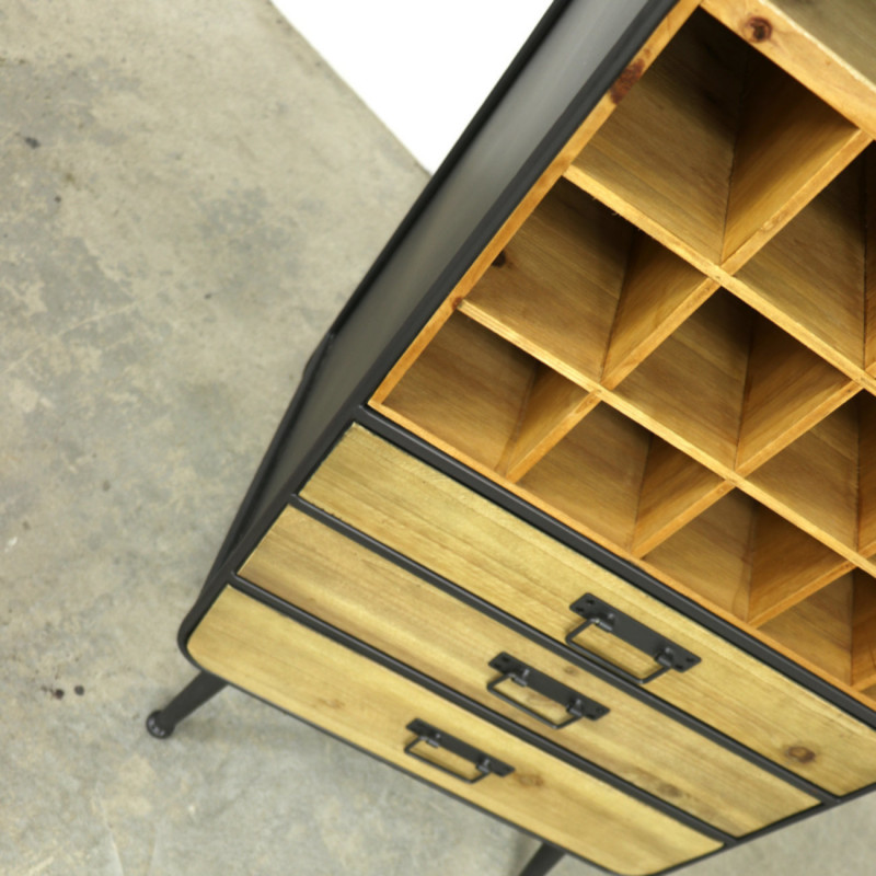 Metal 4 Rack Wine Cabinet Metal 4 Rack Wine Cabinet