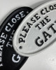 Please Close the Gate Sign Please Close the Gate Sign