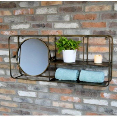 Wall Unit with Mirror