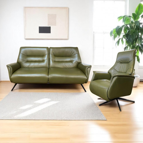 Sphinx 3 Person Manual Recliner Sofa and Recliner Chair - Ex-Display