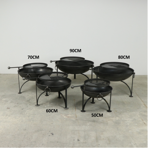 Arched Leg Firepit with Removable Griddle Arched Leg Firepit with Removable Griddle