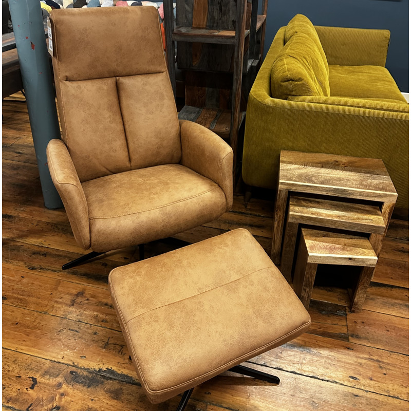 Tan Hygge Reclining Chair 