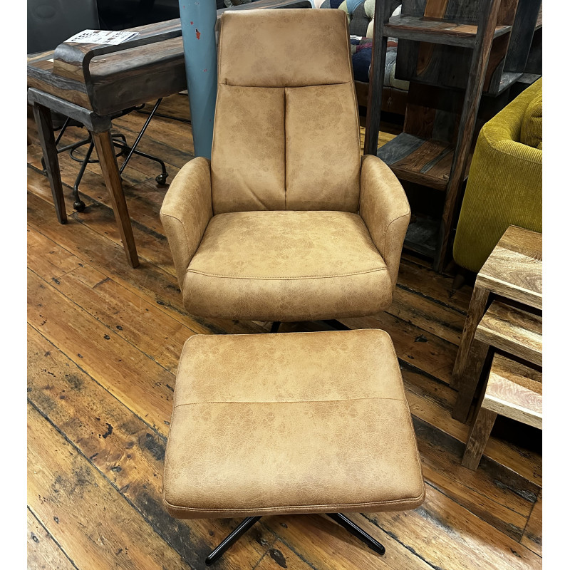 Tan Hygge Reclining Chair 