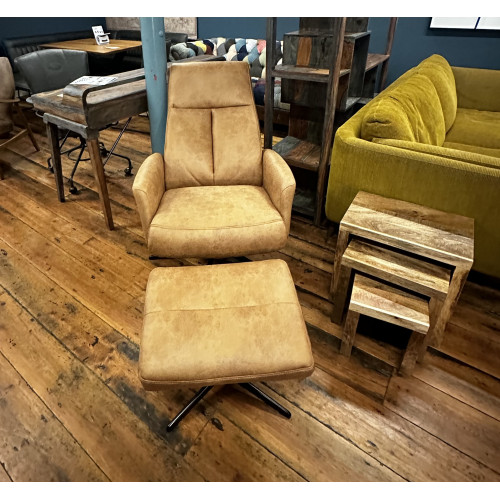 Tan Hygge Reclining Chair 