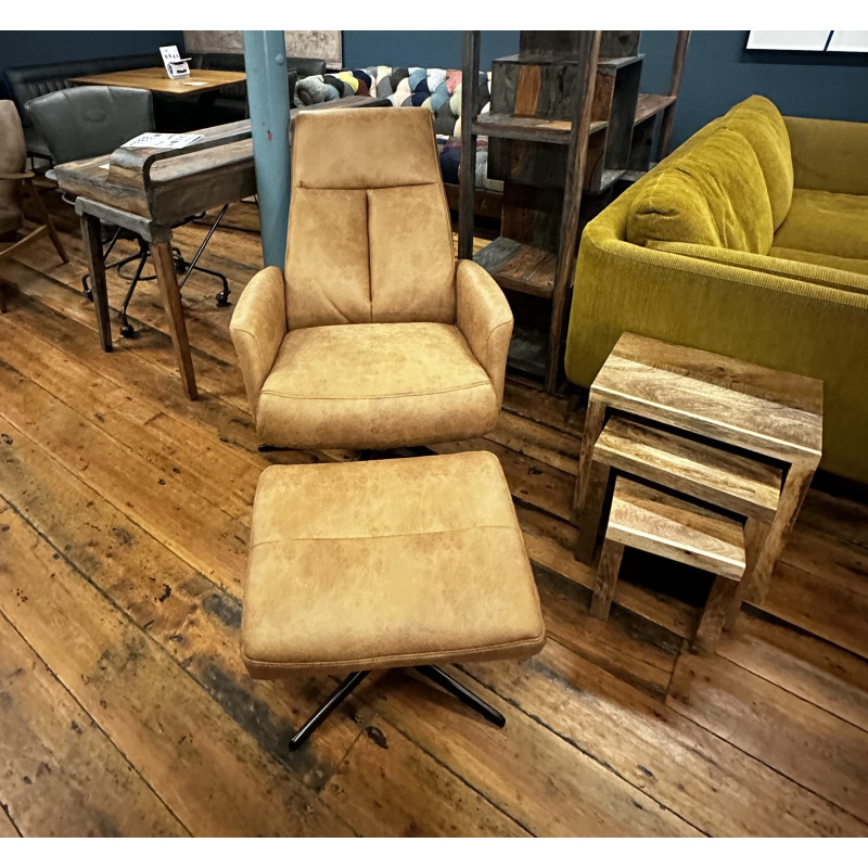 Tan Hygge Reclining Chair 