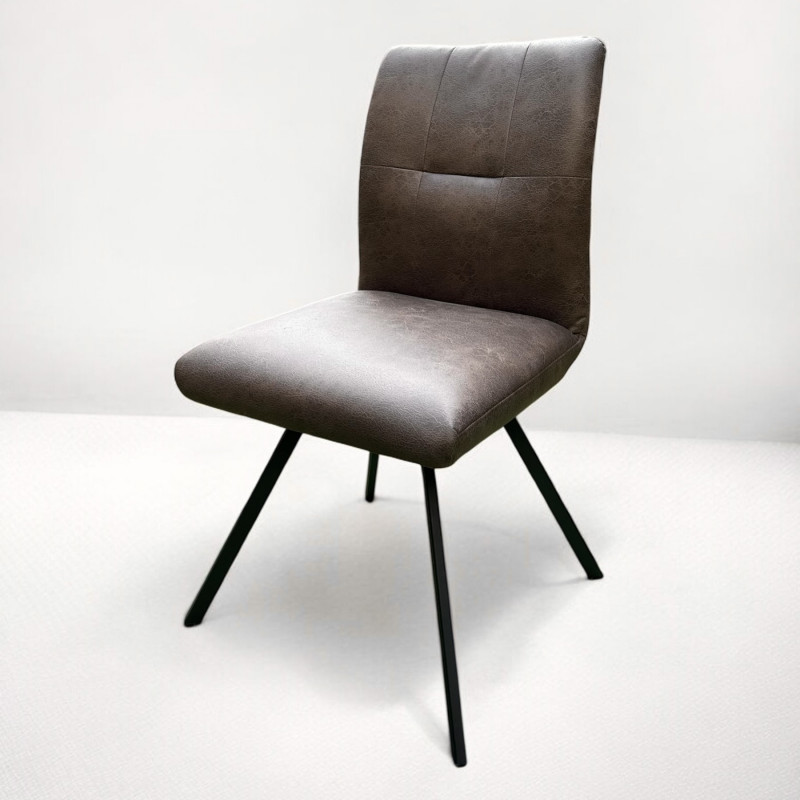 Selmy 2 Swivel Dining Chair Nutmeg