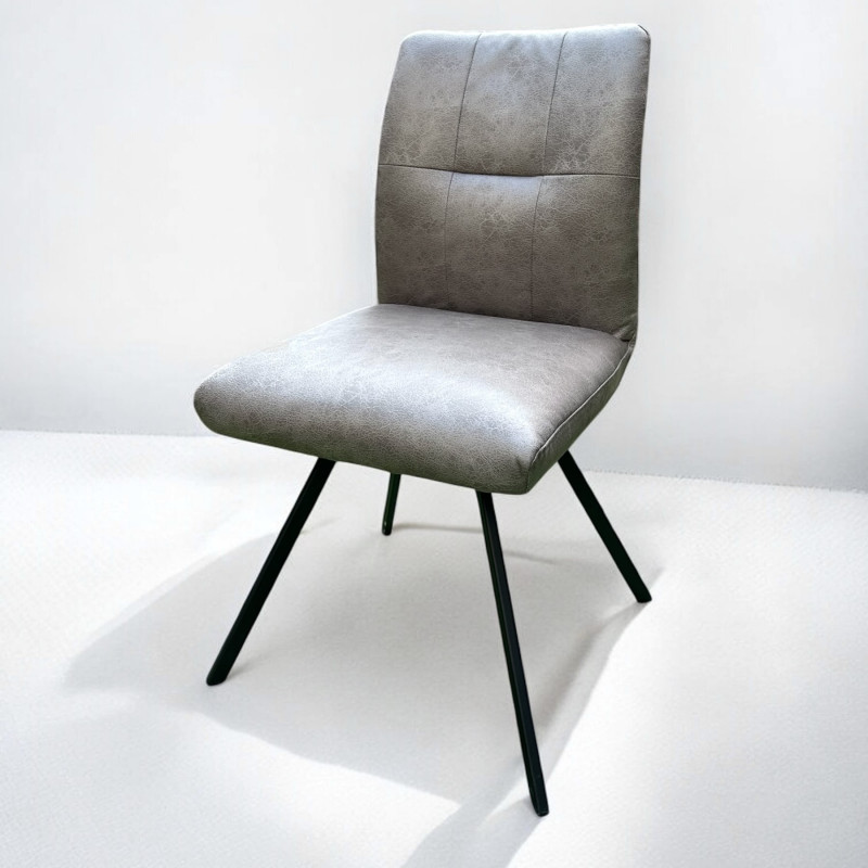 Selmy 2 Swivel Dining Chair Steel