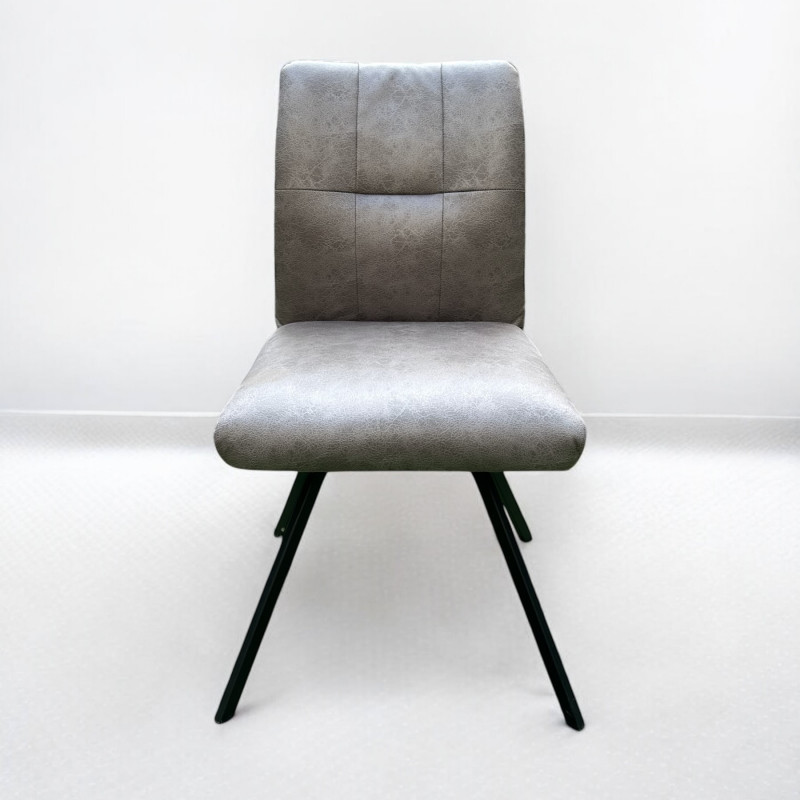 Selmy 2 Swivel Dining Chair Steel