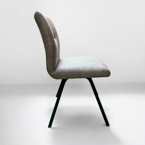 Selmy 2 Swivel Dining Chair Steel